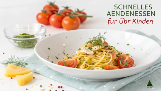 schnelles abendessen für kinder