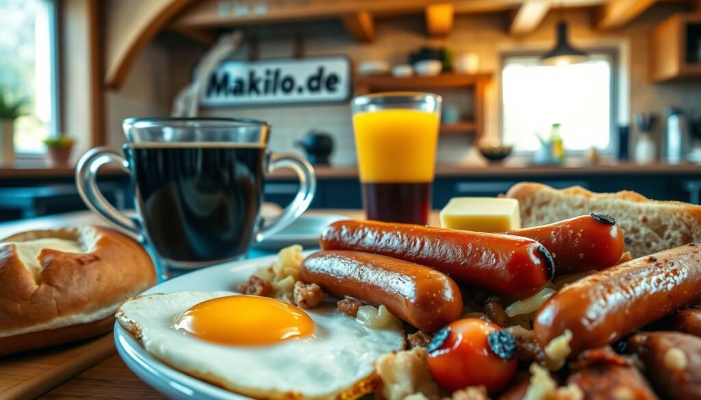 traditionelles deutsches Frühstück
