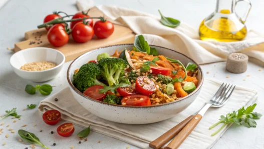 vegetarisches abendessen