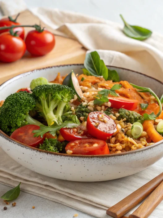 vegetarisches abendessen